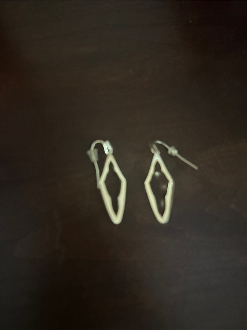 Kendra Scott Cream Geometric Open Drop Earrings - Women Jewelry